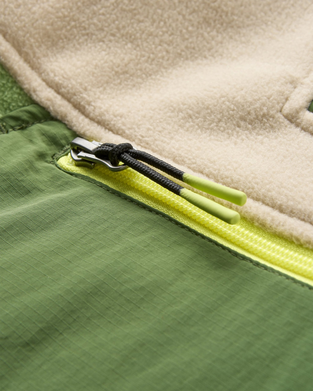Alexander Recycled Hooded Polar Fleece - Feather/Wild Green