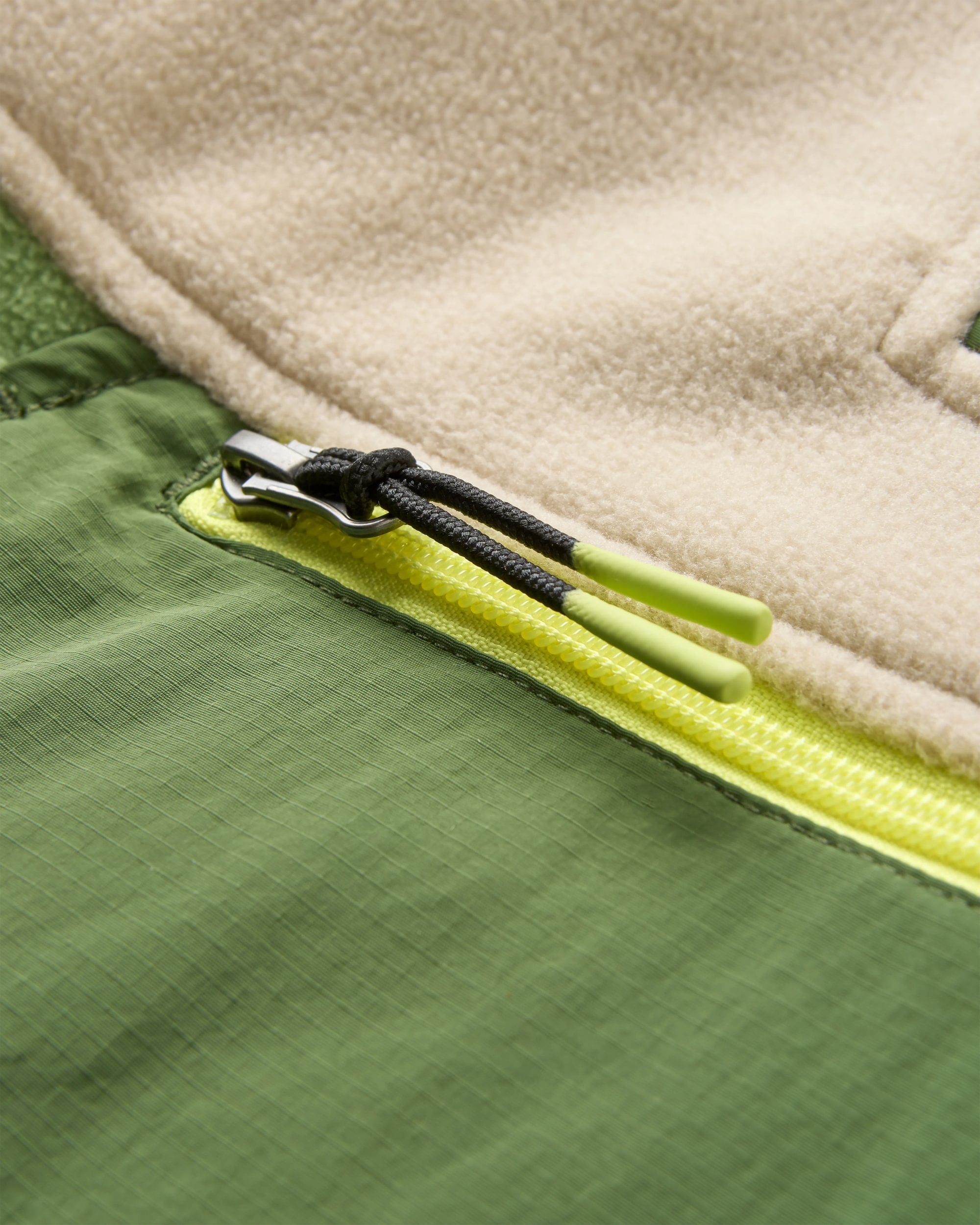 Alexander Recycled Hooded Polar Fleece - Feather/Wild Green