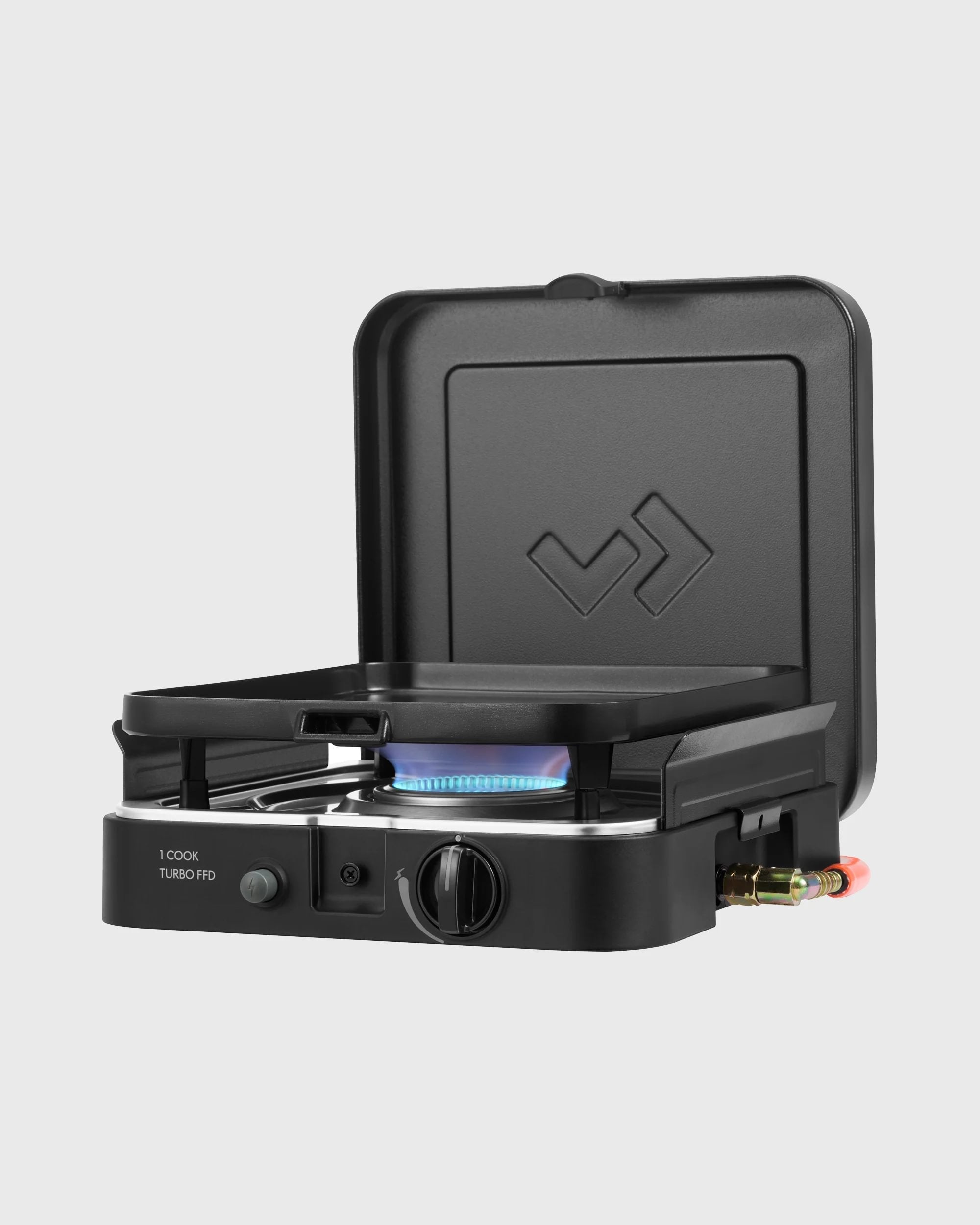 CADAC Dometic 1 Cook Turbo FFD Flat Grill Plate QR - Black