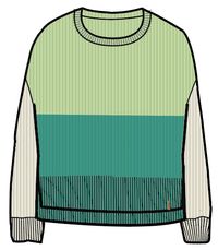 Gondwana Organic Oversized Knitted Jumper - Greenlake