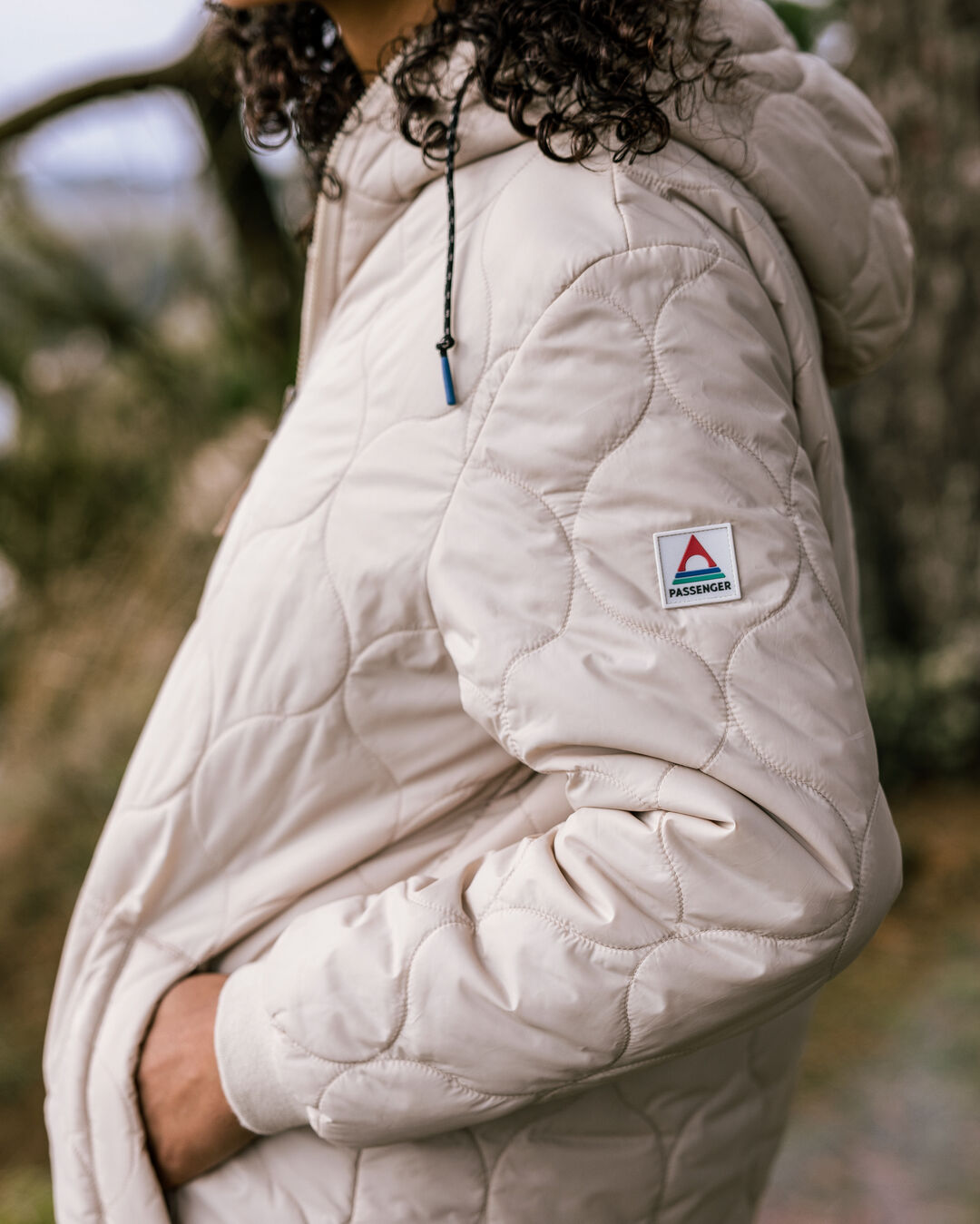Flora Long Recycled Insulated Parka - White Pepper