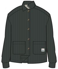 Flint Corduroy Overshirt - Fir Tree