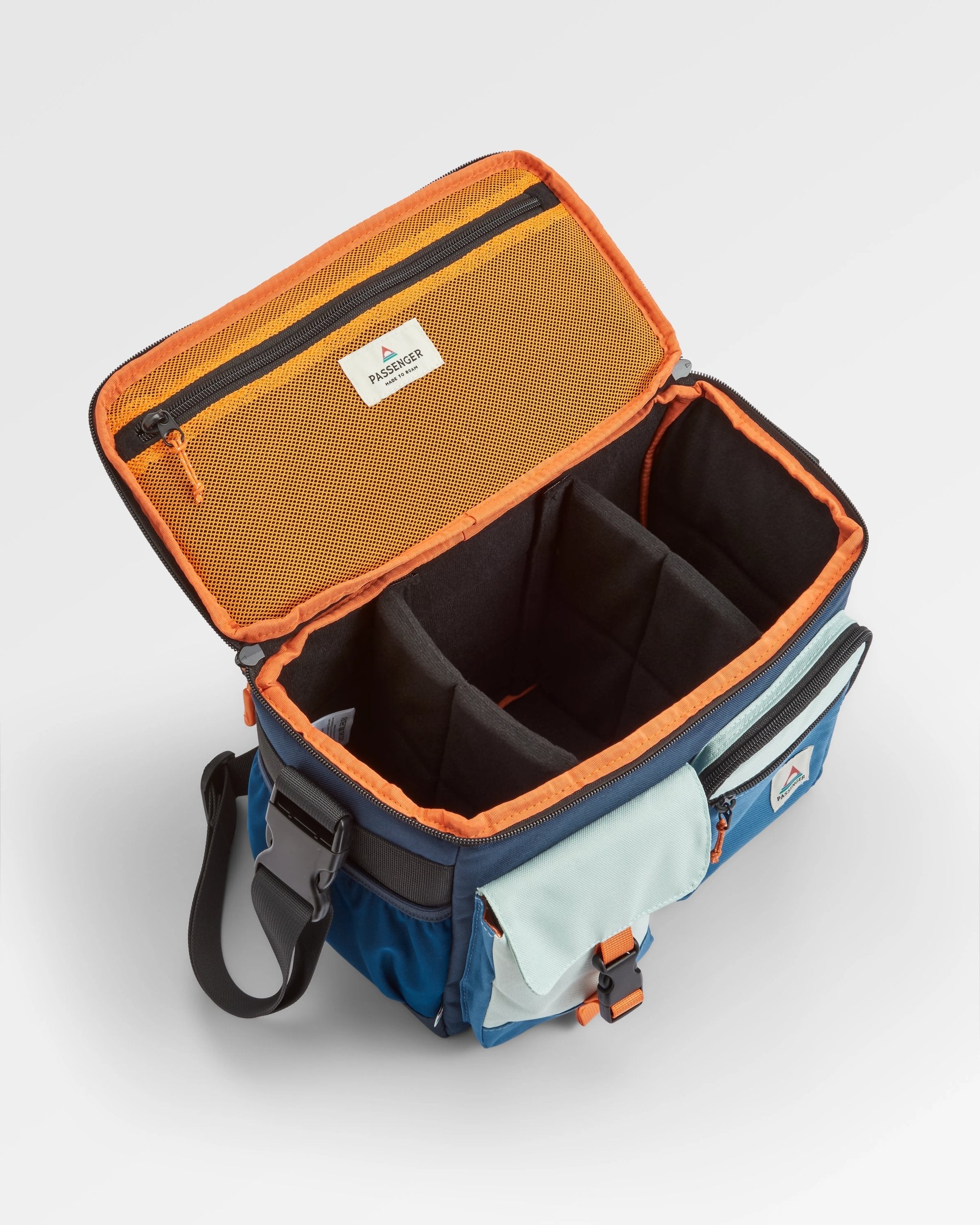 Boondocker Recycled Camera Bag - Rich Navy/Surf Spray/Moonlight Blue