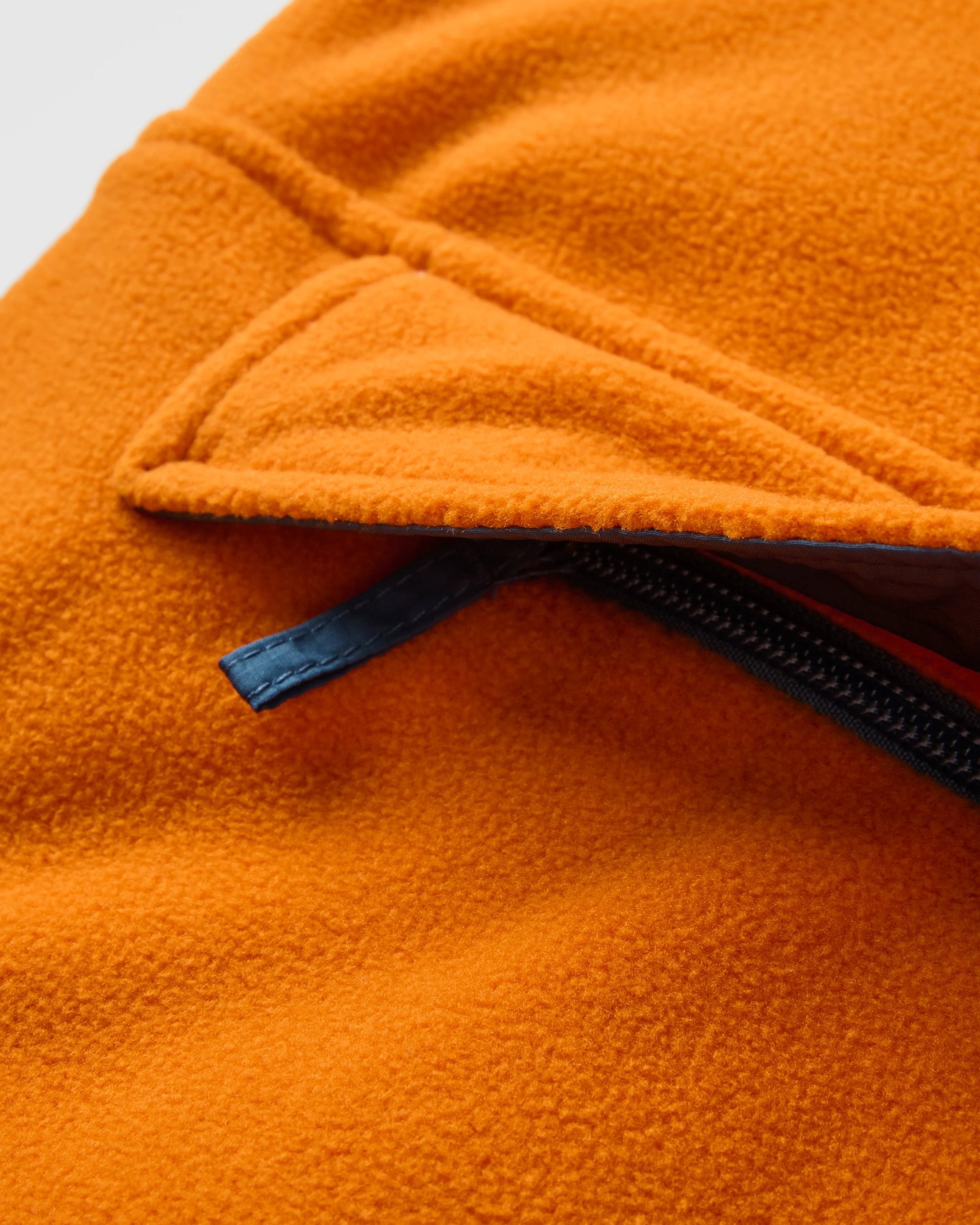 Alexander Recycled Polar Hooded Fleece - Sunrise Orange