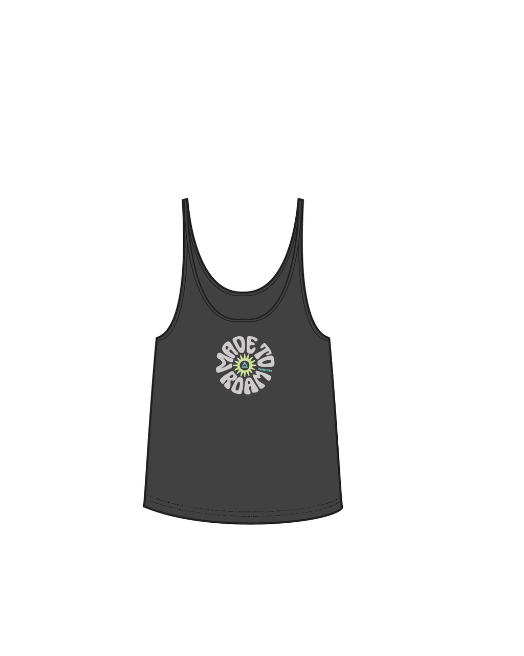 Easy Days Strappy Vest - Black