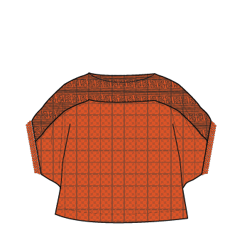 Flurry Woven Top - Ember Orange