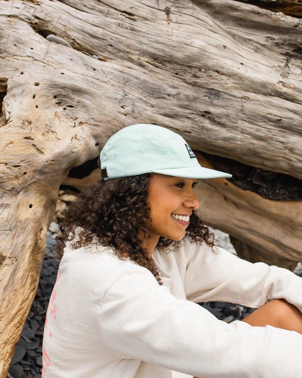 Fixie Recycled Cord 5 Panel Cap - Surf Spray