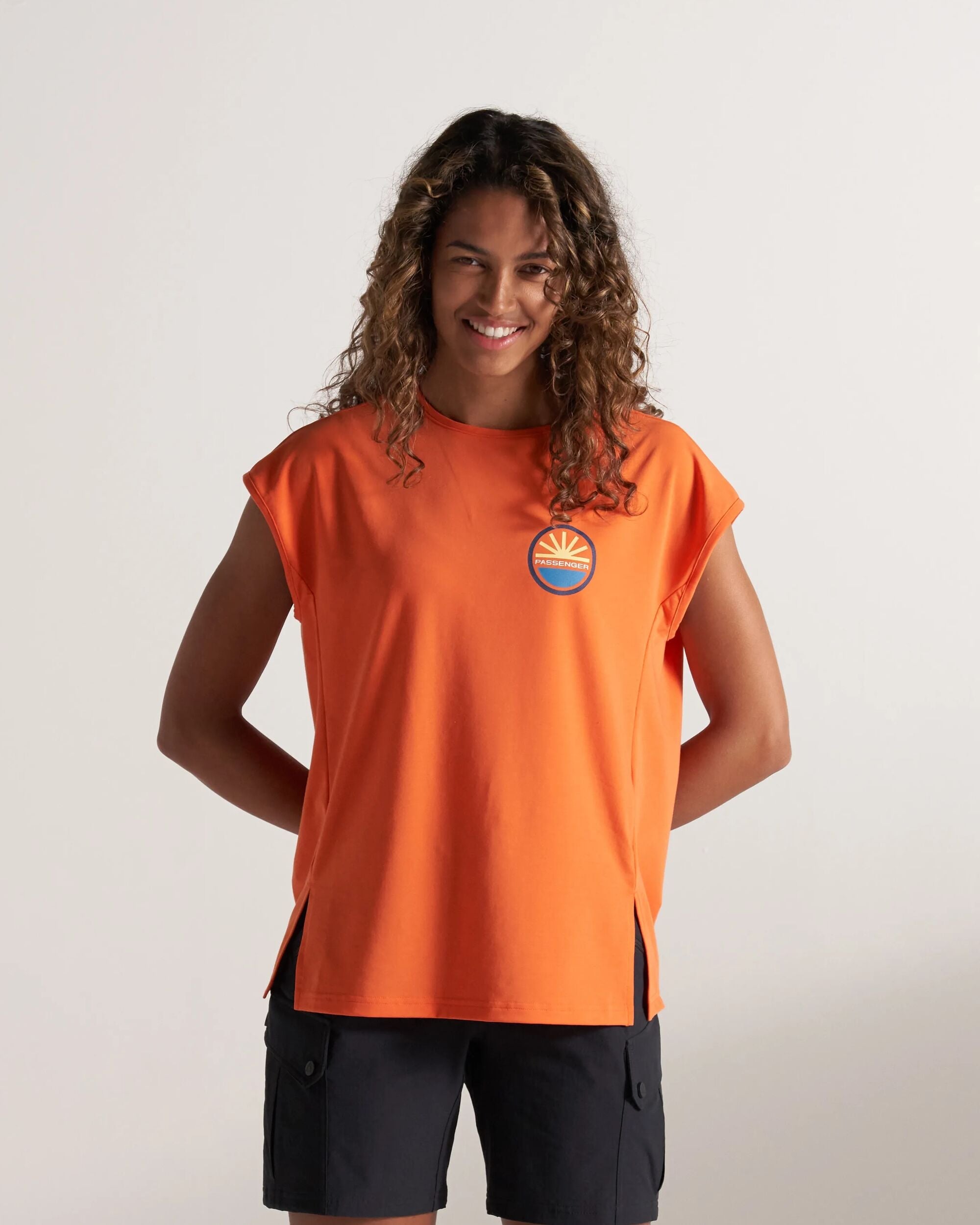Chase The Light Drirelease® Active T-Shirt - Ember Orange