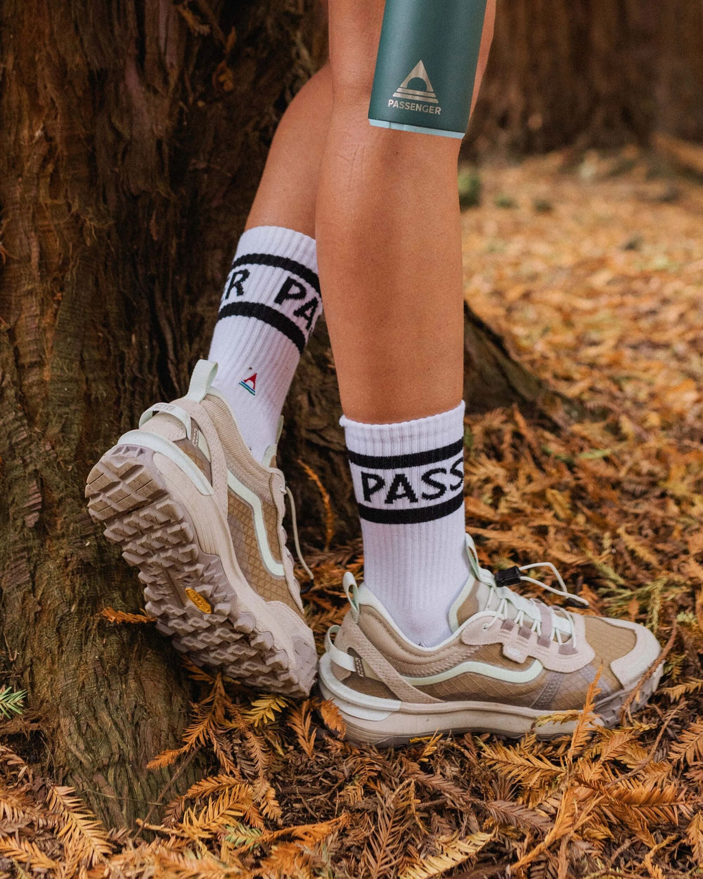 Classic Passenger Crew Socks - White