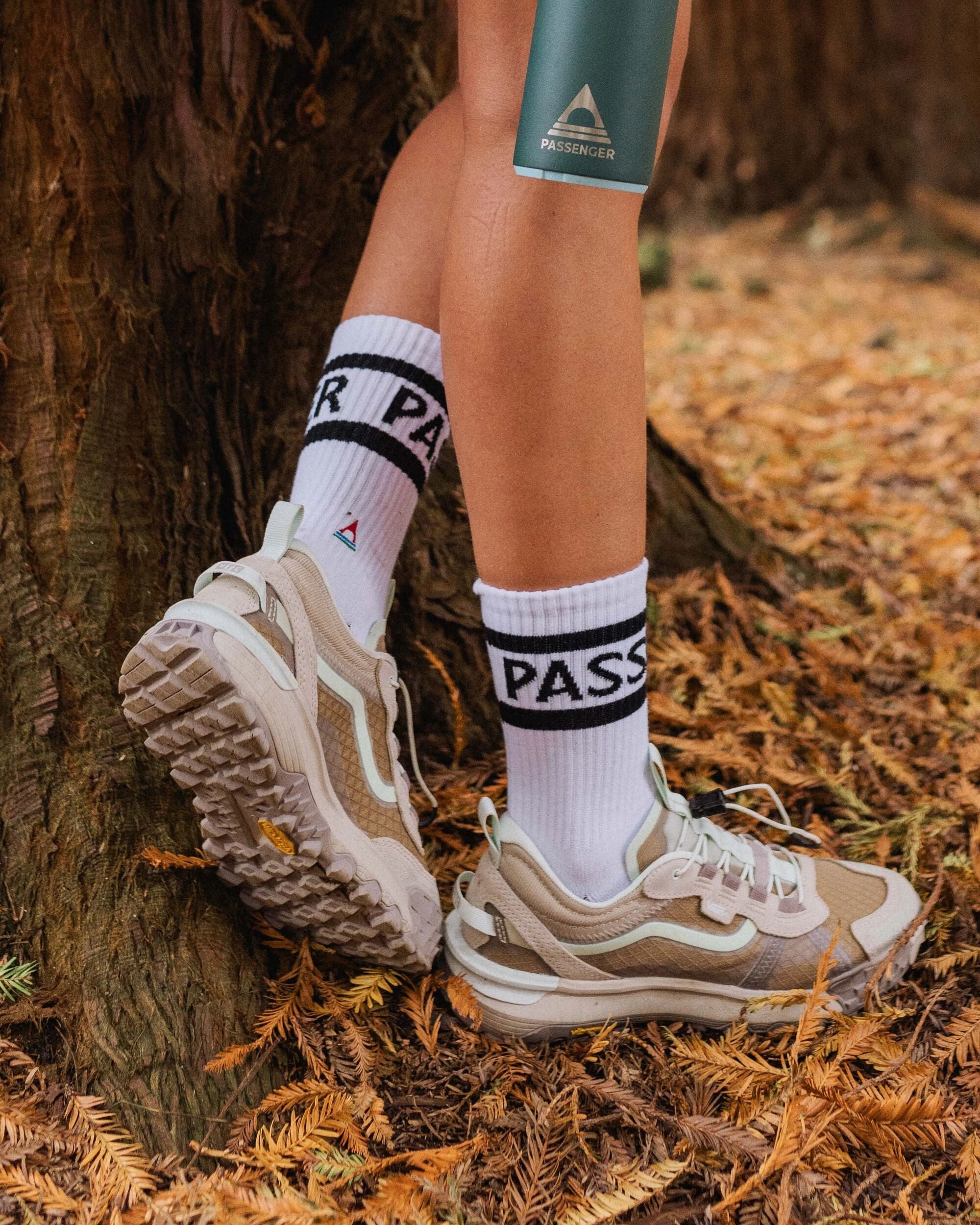 Classic Passenger Crew Socks - White