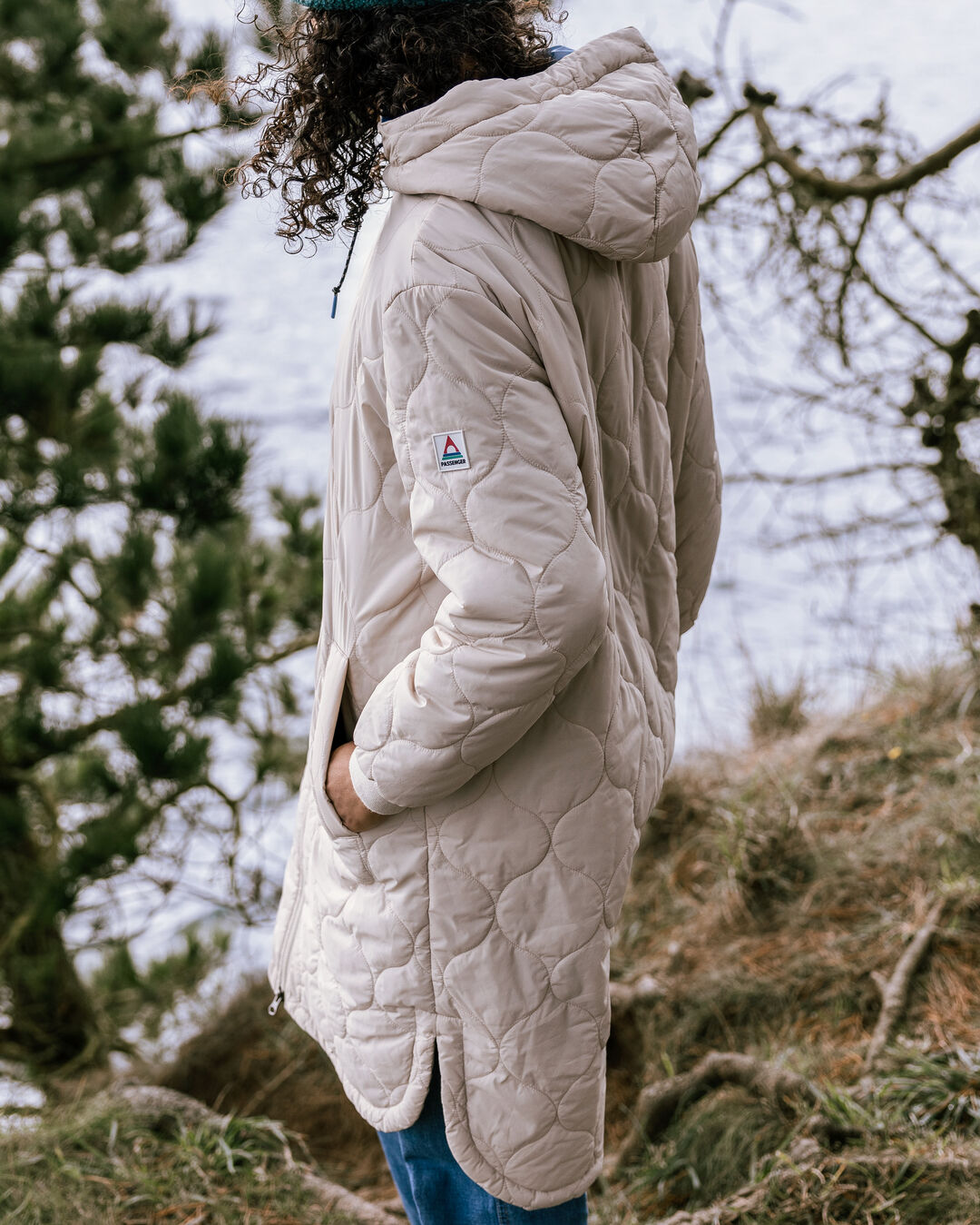Flora Long Recycled Insulated Parka - White Pepper