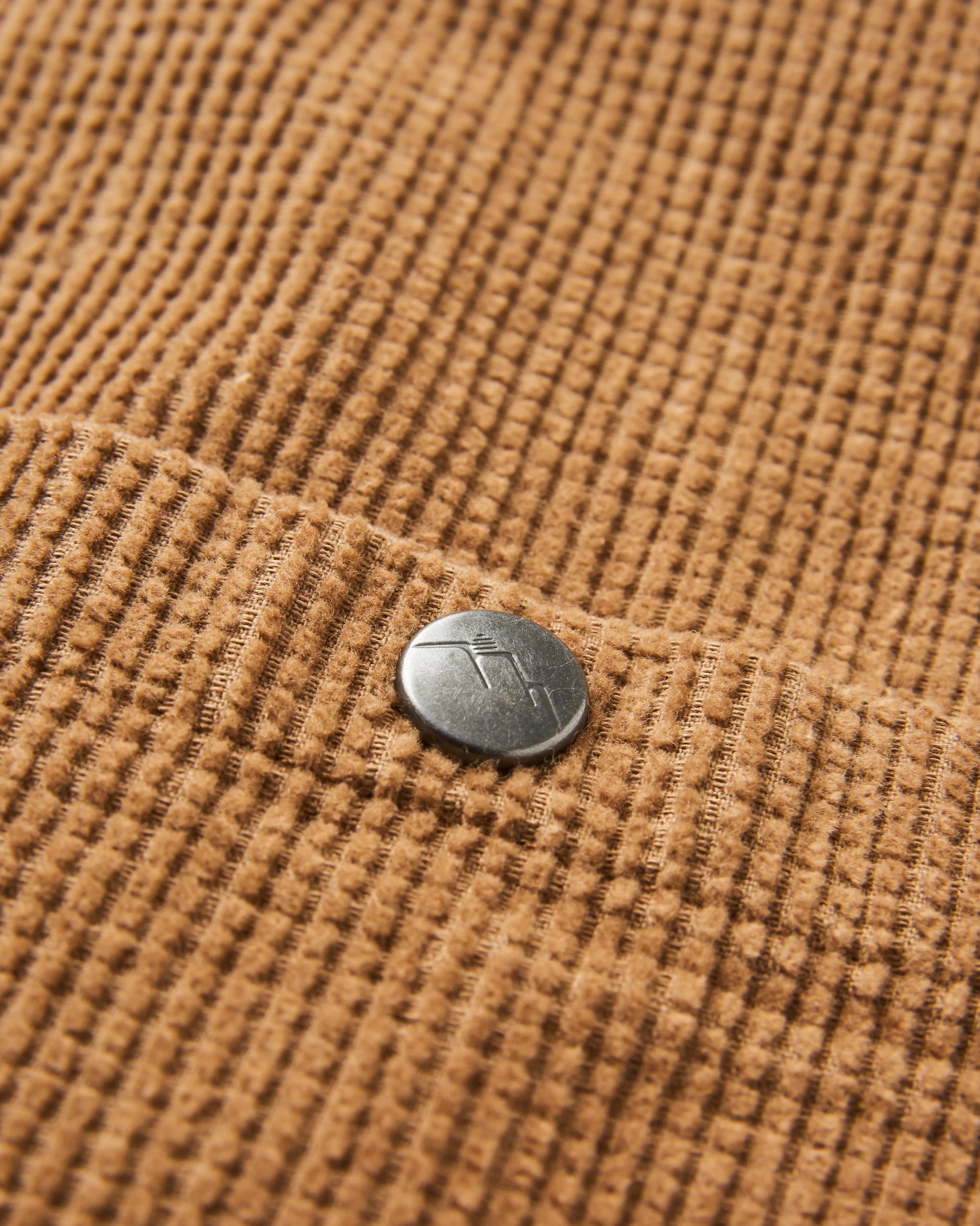 Harvest Organic Cotton Cord Overshirt - Caramel Brown