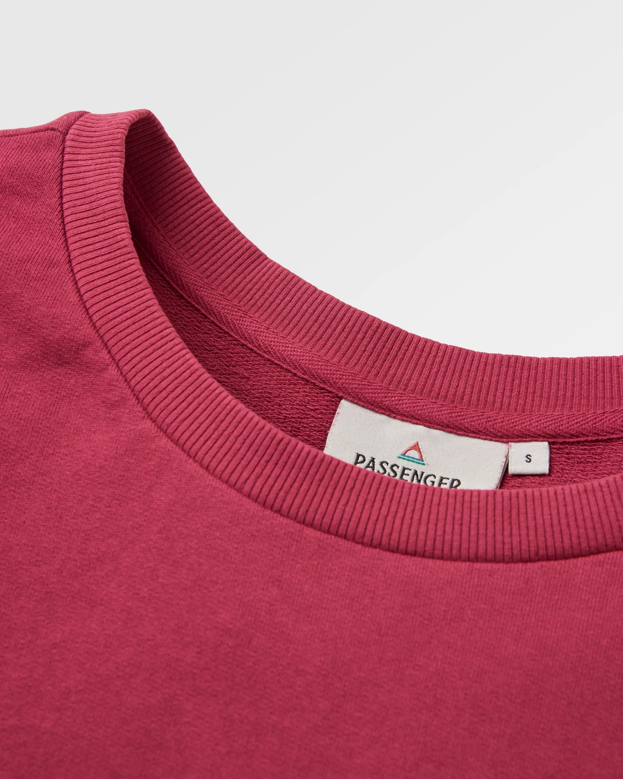 Heritage Recycled Cotton Sweatshirt - Cranberry