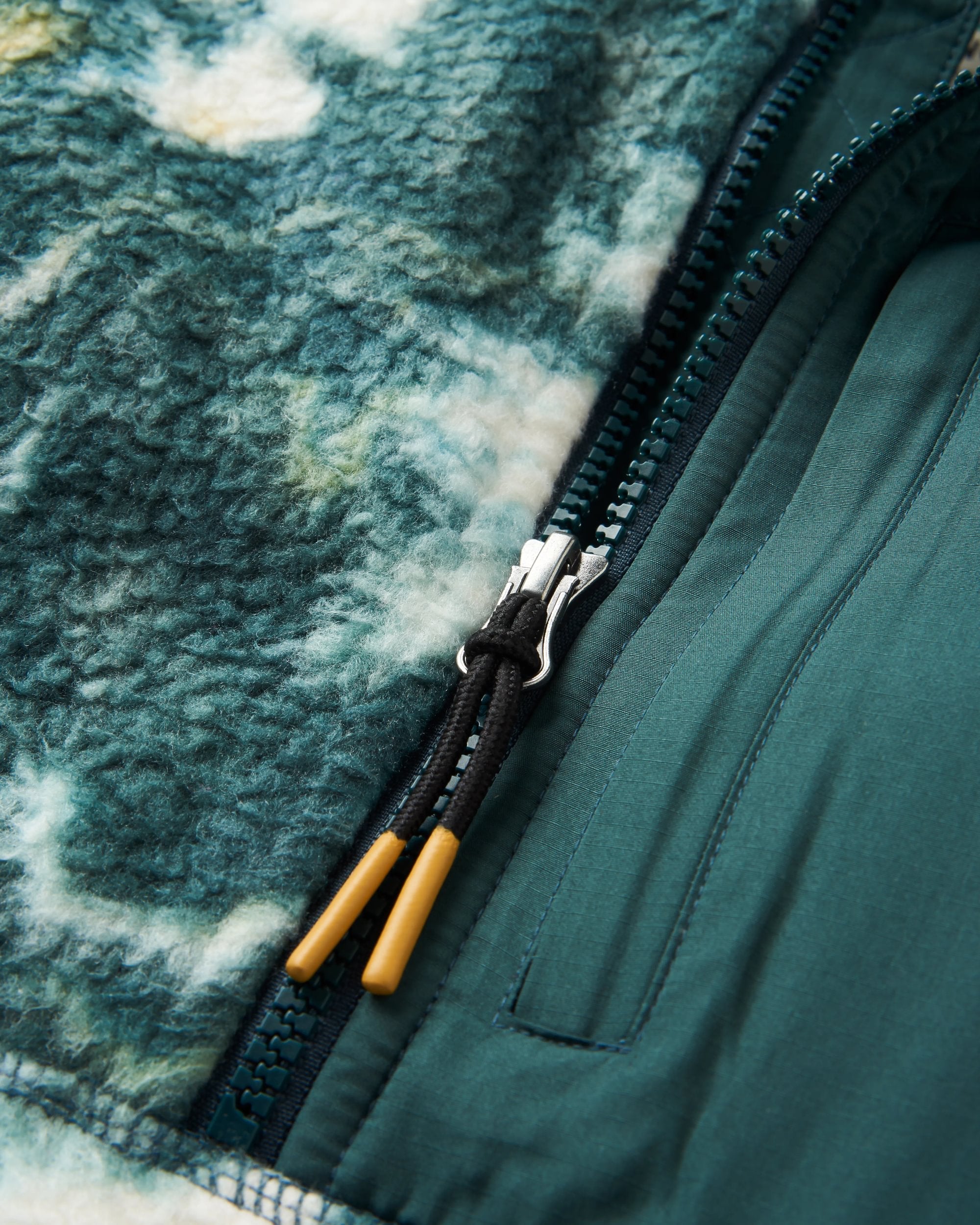 Home Recycled Sherpa Fleece - Frost Dark Fern