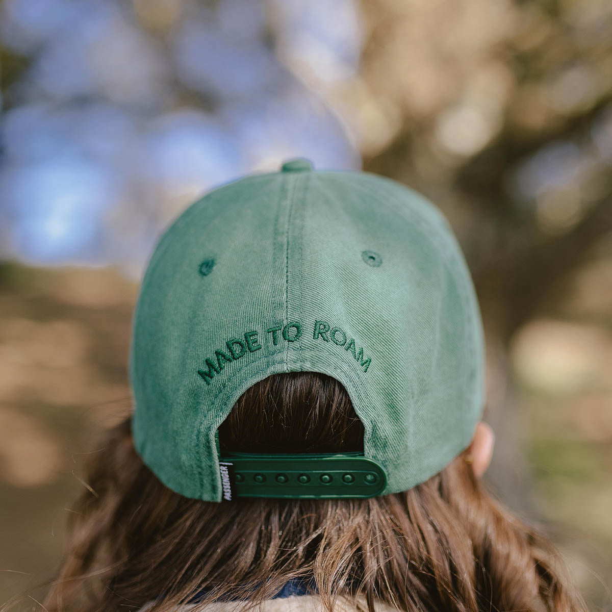 Hazy Recycled Cotton Snapback Cap - Dark Ivy