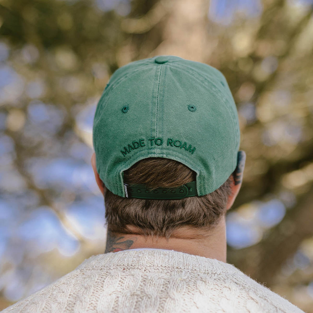 Hazy Recycled Cotton Snapback Cap - Dark Ivy