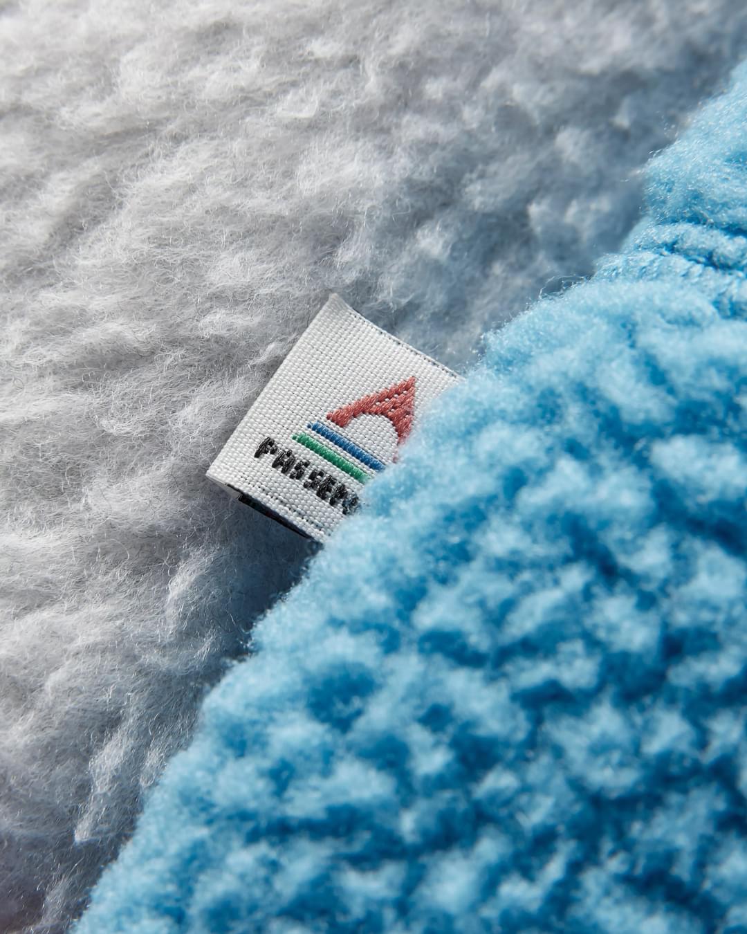 Home Recycled Sherpa Fleece - Atlantic Blue