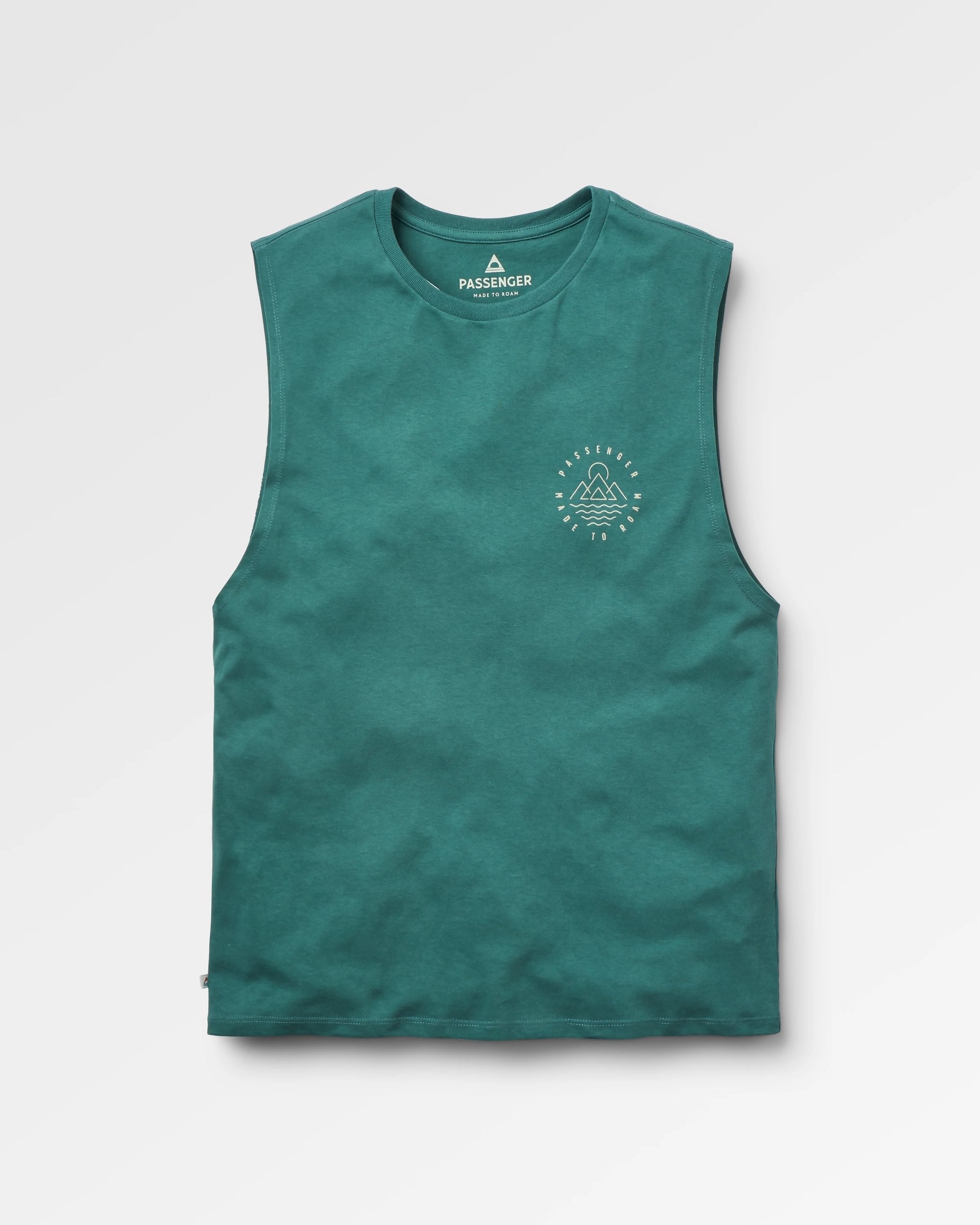 Escapism Recycled Cotton Vest - Deep Ocean