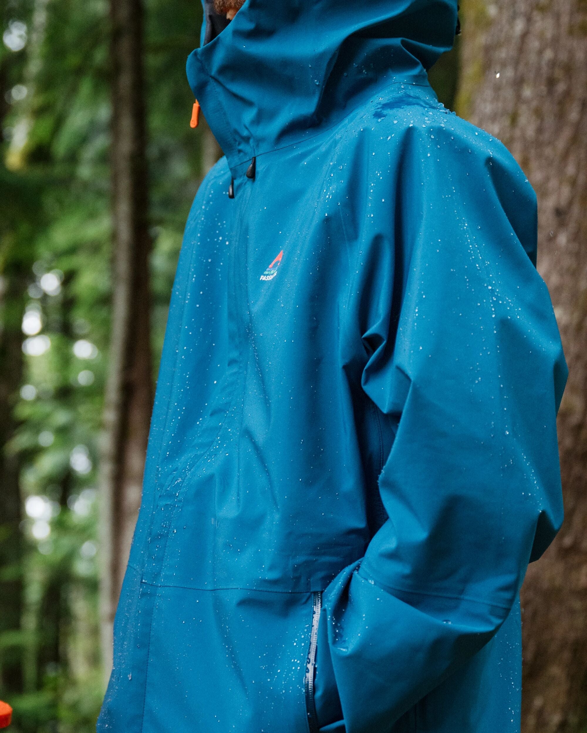 Five Season Recycled Waterproof Jacket - Tidal Blue