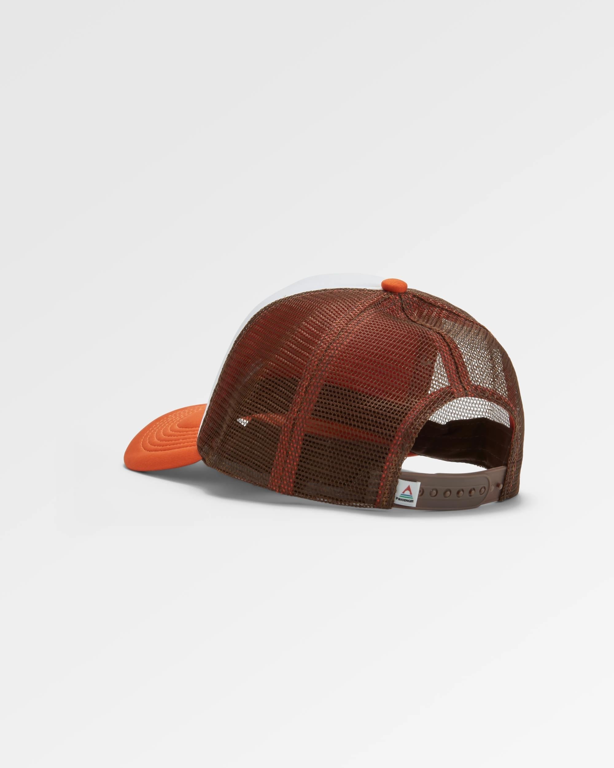Escapism Trucker Cap - Chestnut/Sunrise Orange