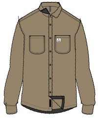 Backcountry Recycled Sherpa Fleece Shirt - Biscuit