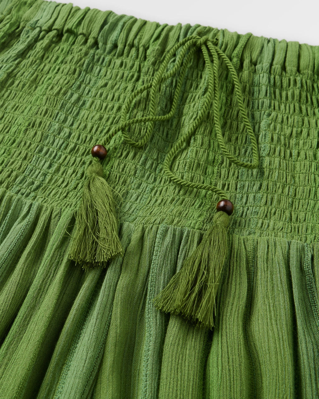 Daylily Loose Trouser - Stem Green Stripe
