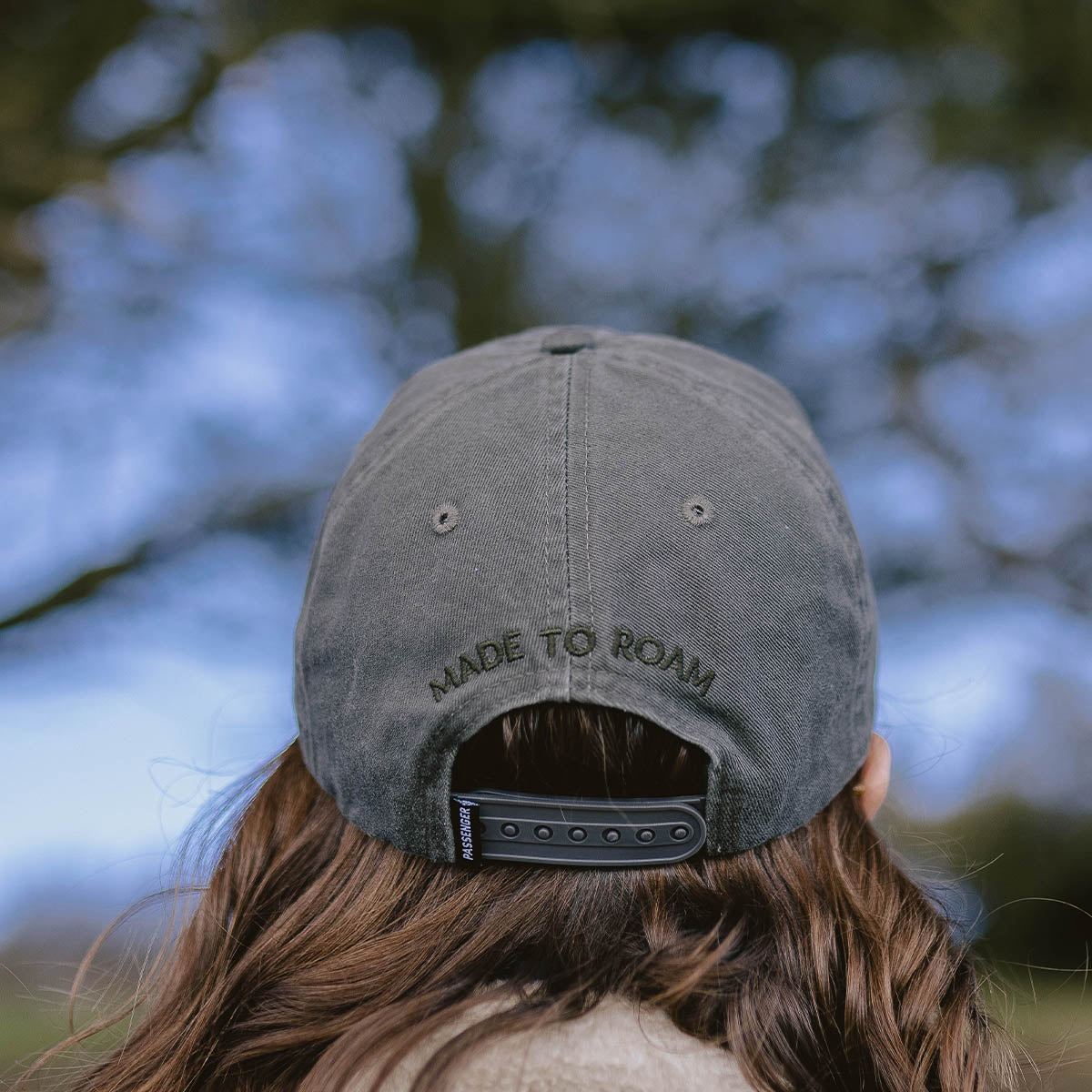 Hazy Recycled Cotton Snapback Cap - Faded Black