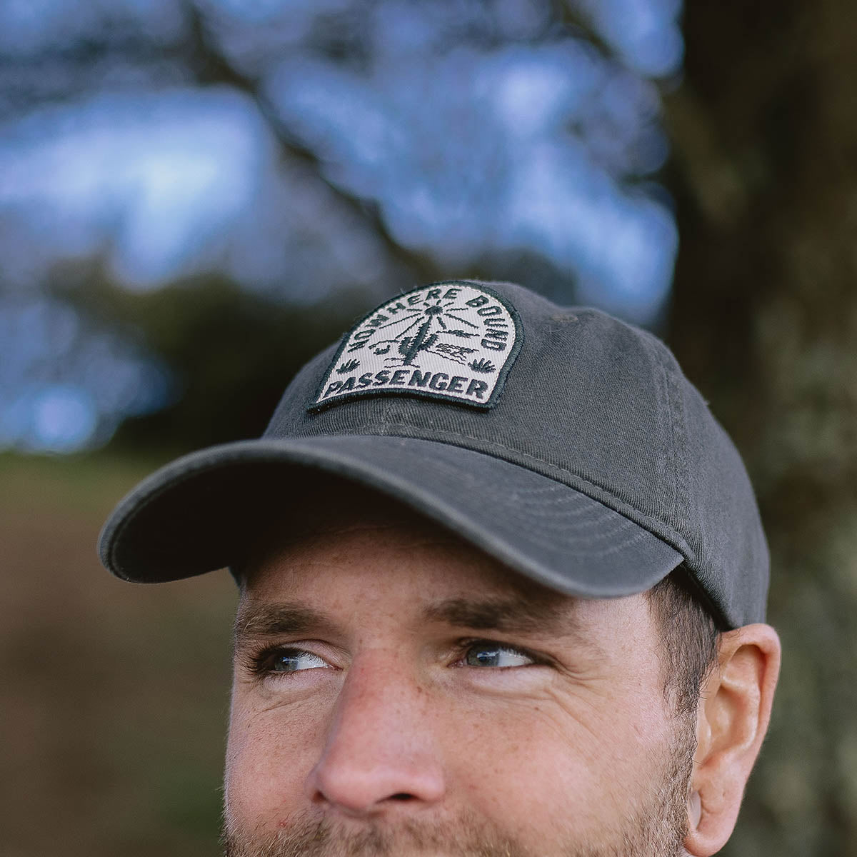 Hazy Recycled Cotton Snapback Cap - Faded Black