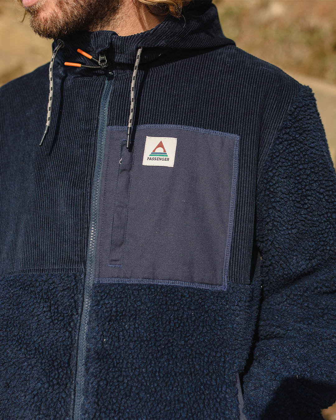 Adventure Recycled Sherpa Fleece - Deep Navy