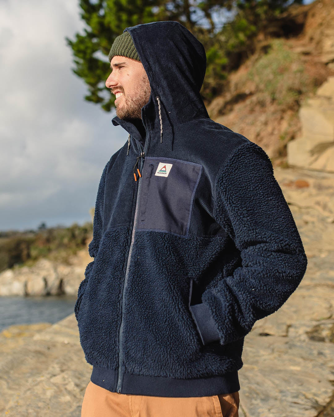 Adventure Recycled Sherpa Fleece - Deep Navy