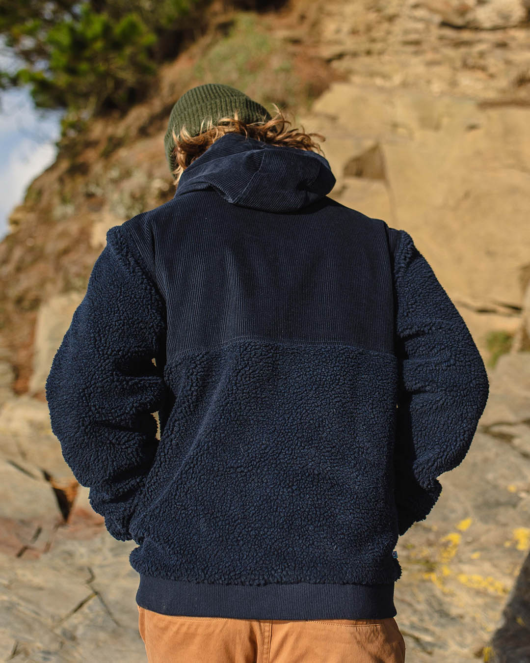 Adventure Recycled Sherpa Fleece - Deep Navy