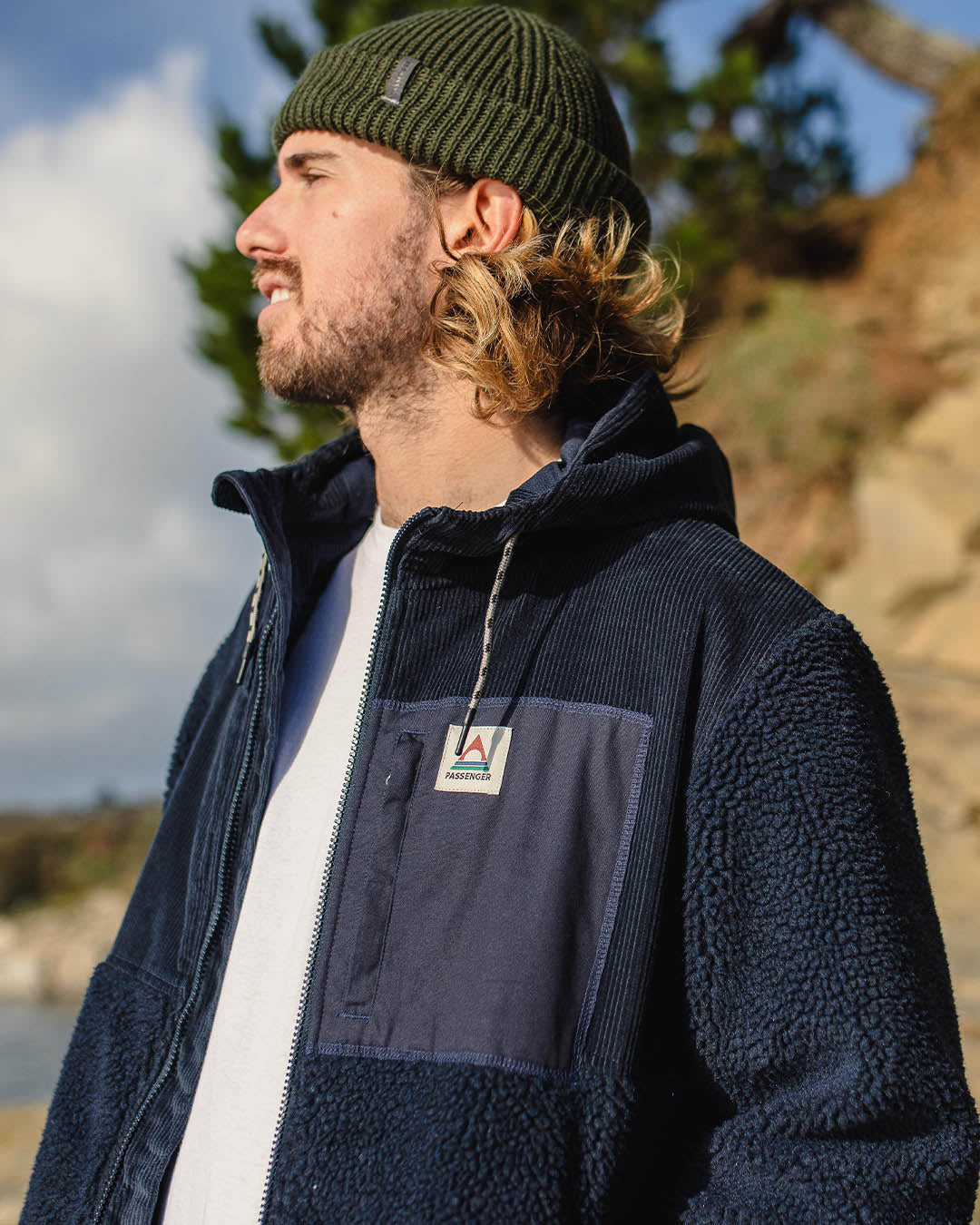 Adventure Recycled Sherpa Fleece - Deep Navy