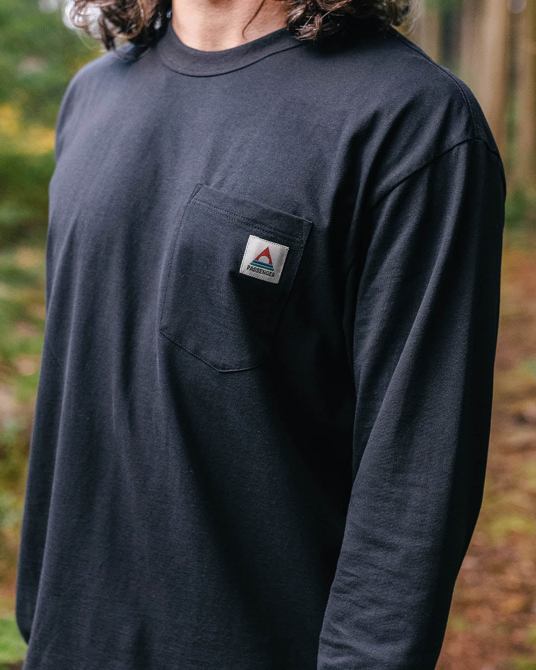 Heritage Organic Relaxed Fit LS T-Shirt - Black