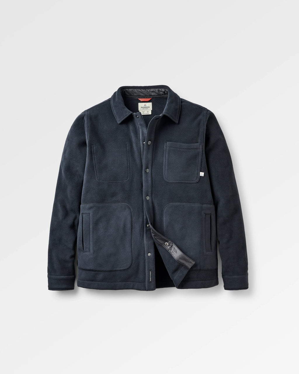 Adapt Fleece Overshirt - Black