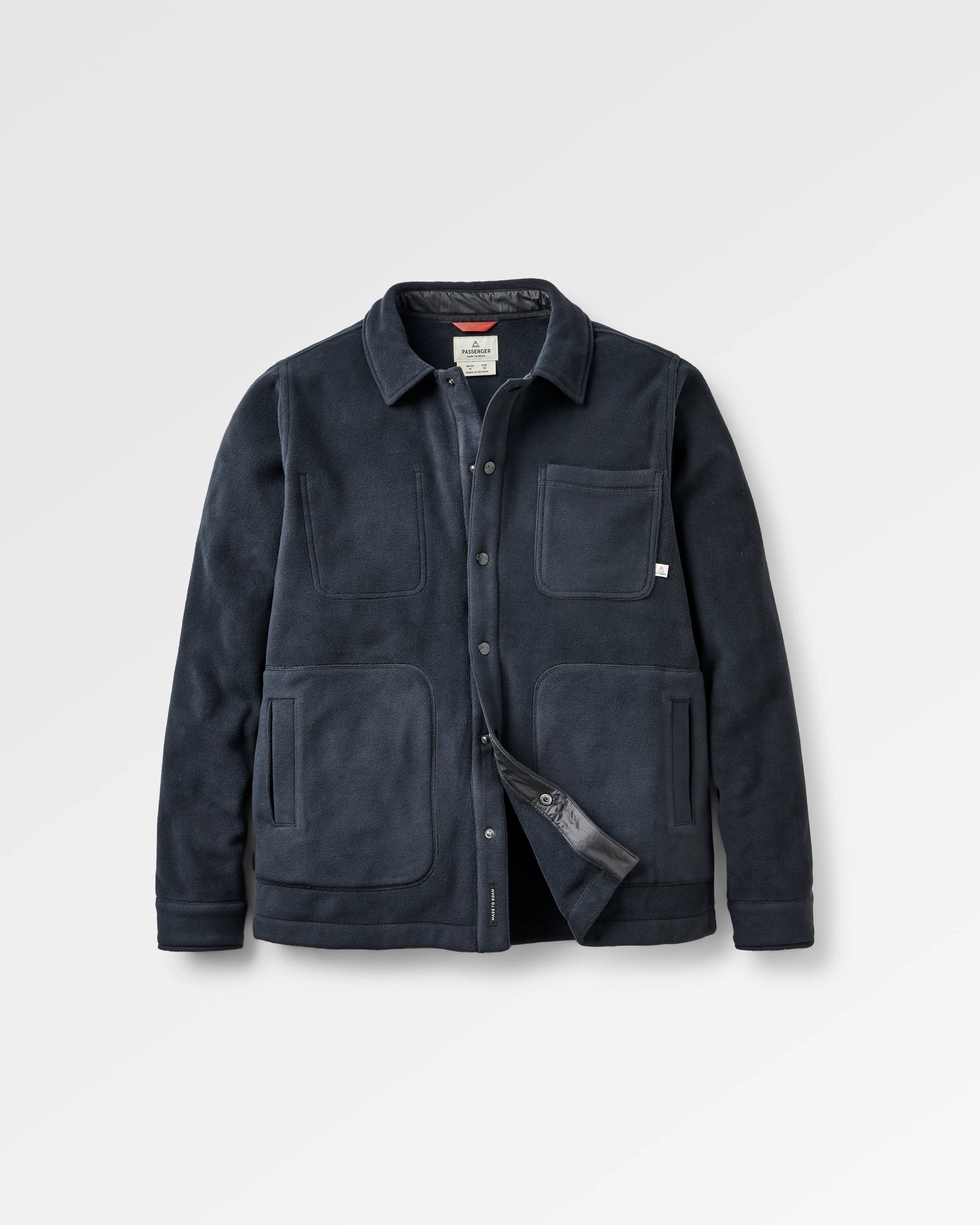 Adapt Fleece Overshirt - Black
