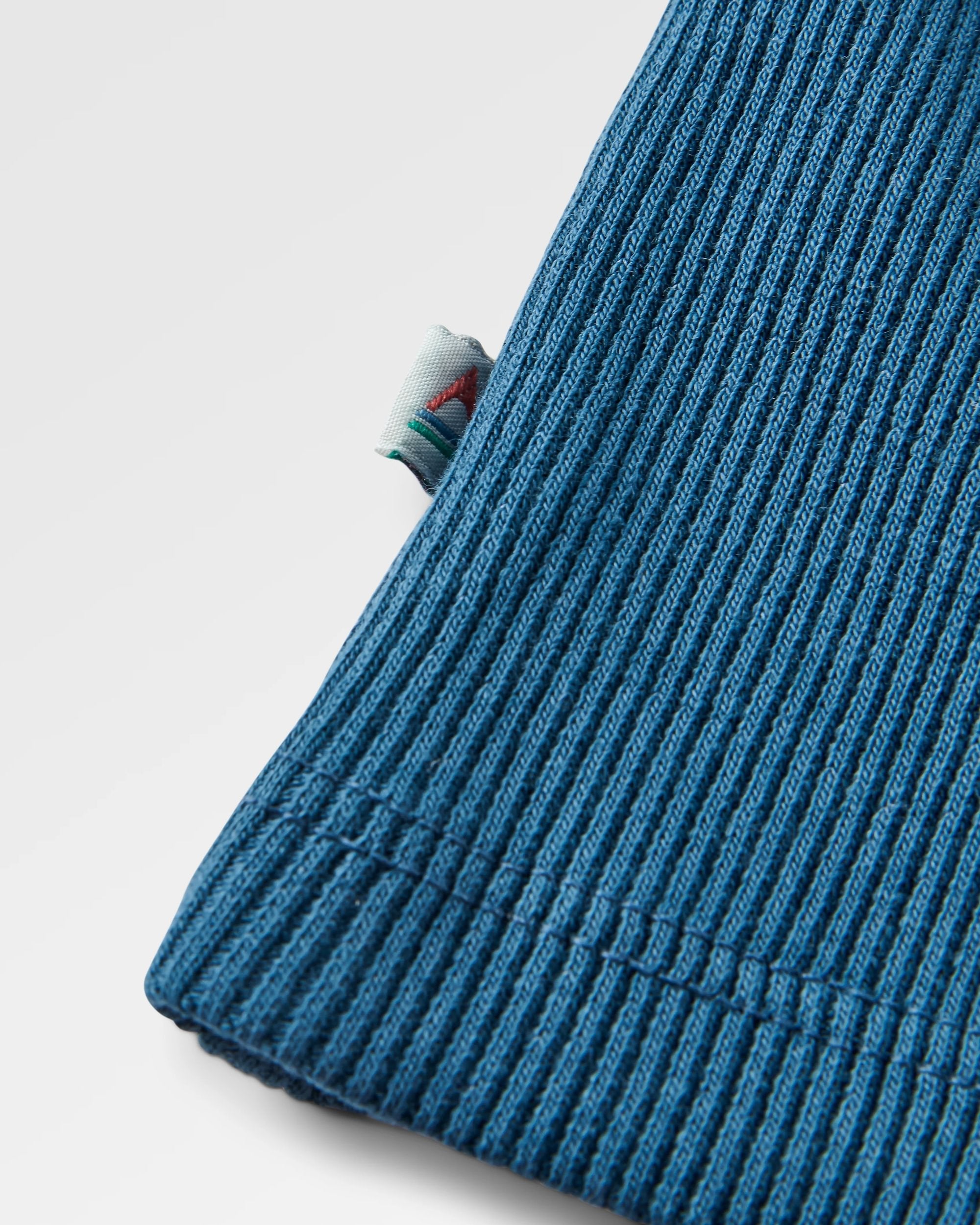 Dawning Ribbed Scoop Neck Vest - Dark Denim