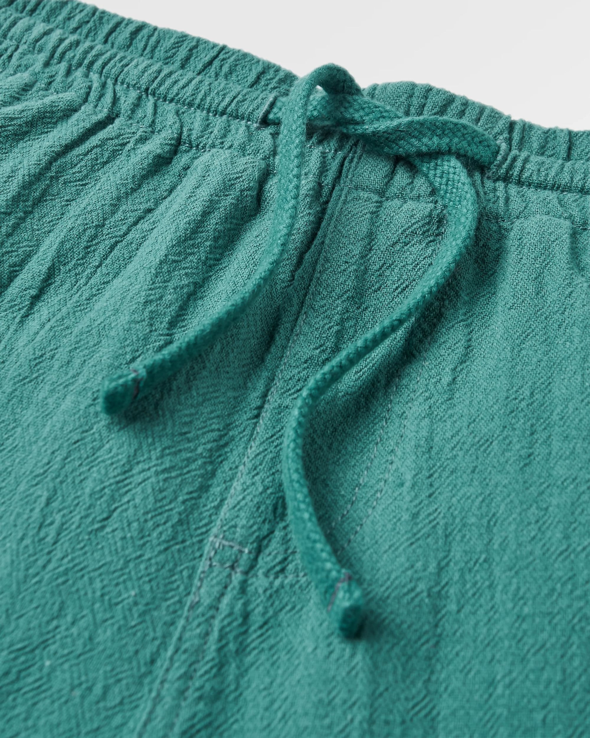 Drifter Cotton Linen Blend Short - Deep Ocean