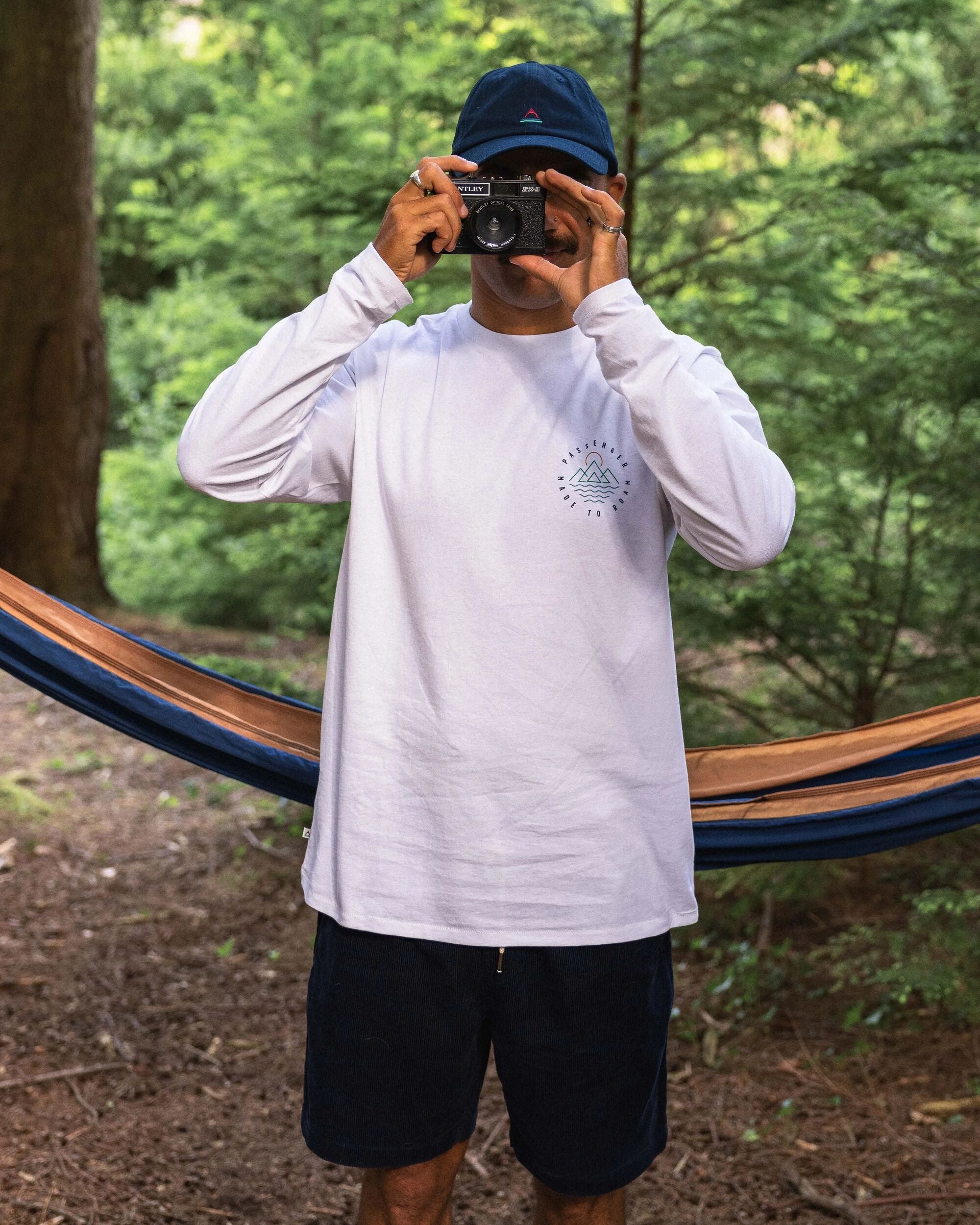 Escapism Recycled LS T-Shirt - White
