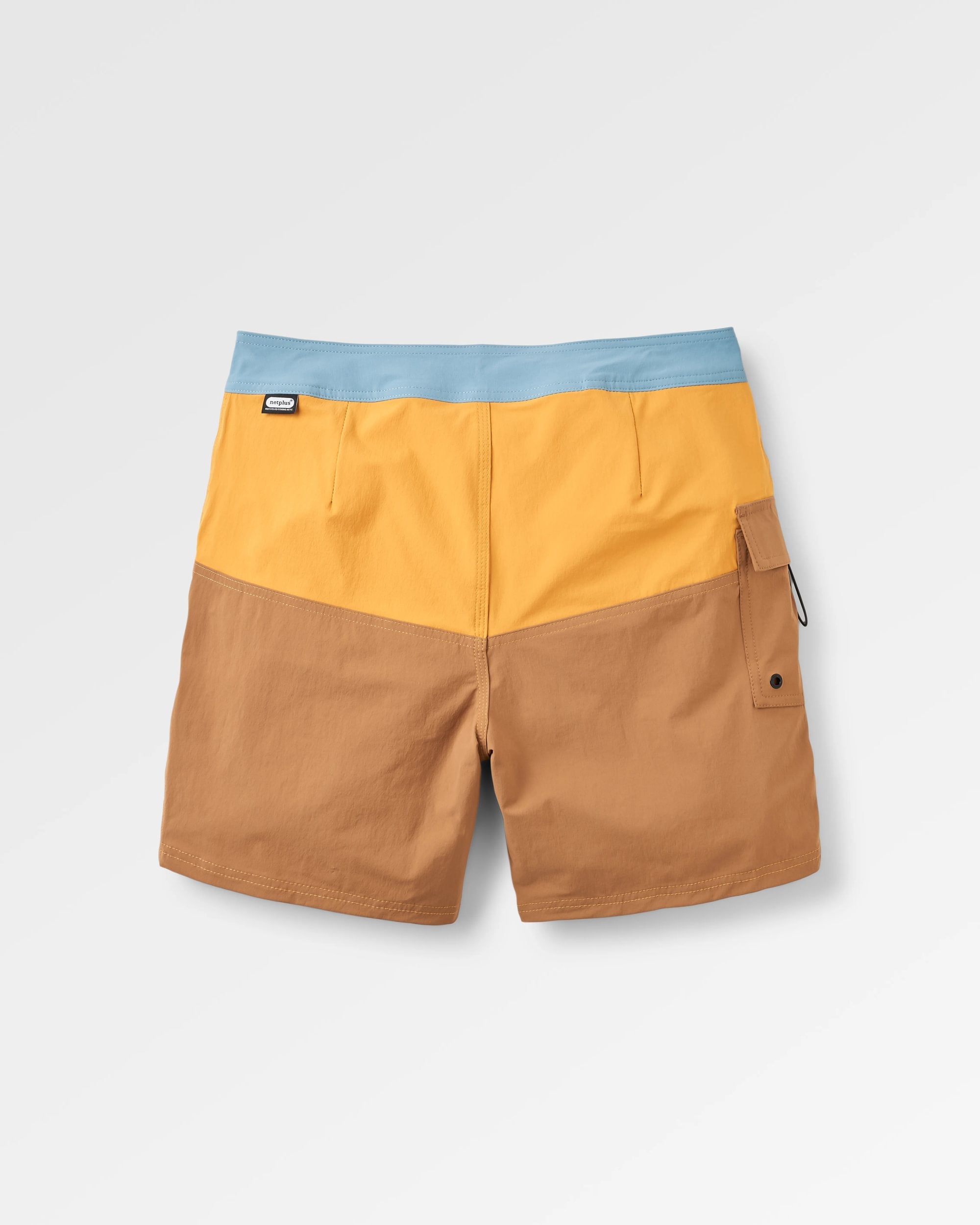 Cutback NetPlus® Recycled Boardshort - Spruce Yellow/Toffee
