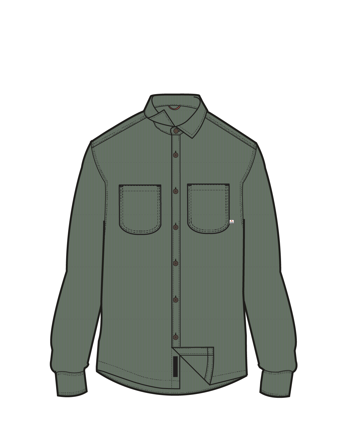 Backcountry Cord Light Shirt - Dusty Olive