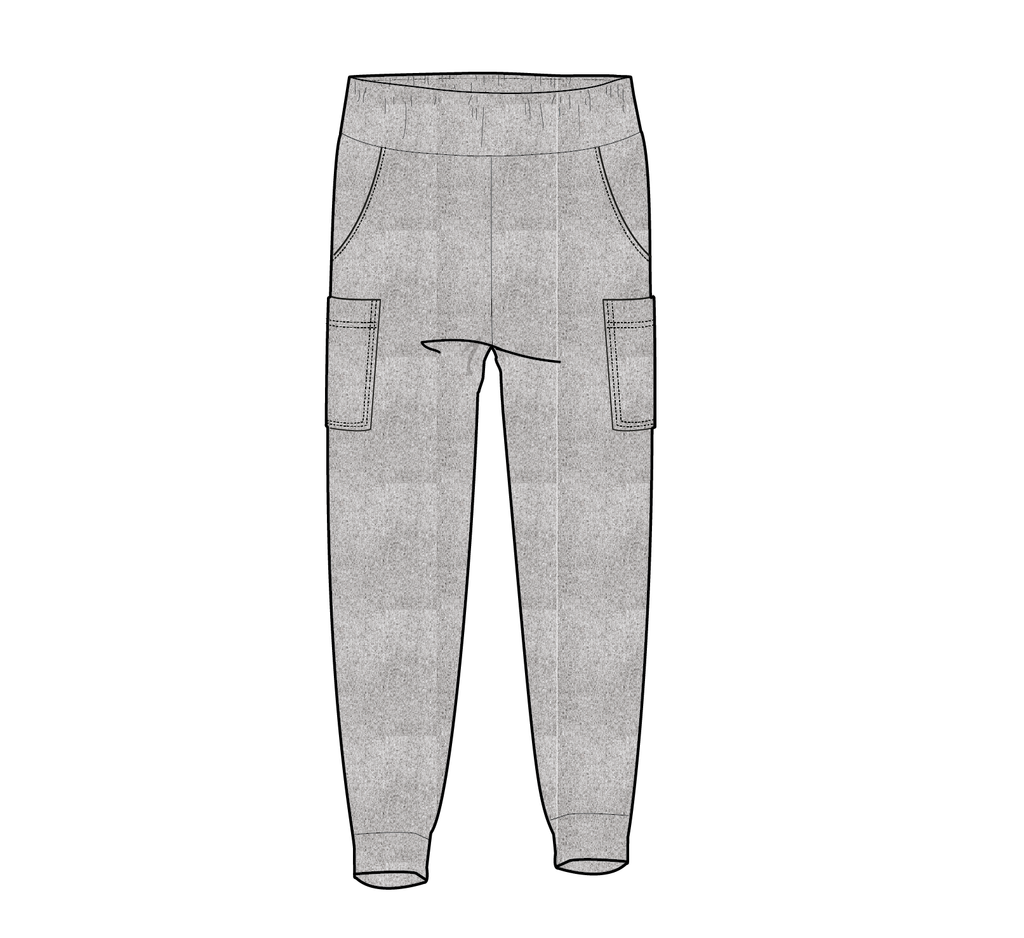 Day Dream Recycled Trouser - Grey Marl