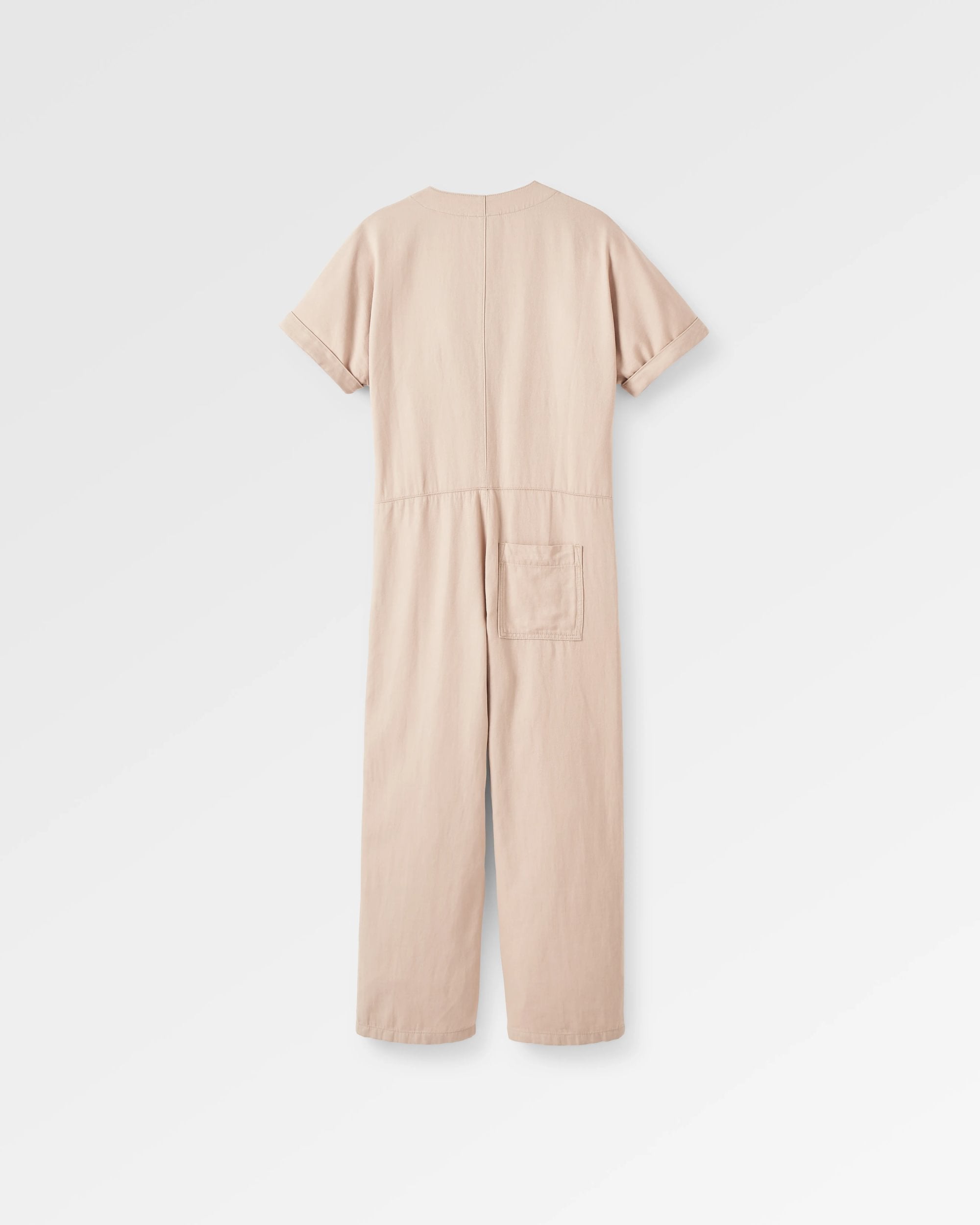 Esen Short Sleeve Jumpsuit - Simply Taupe