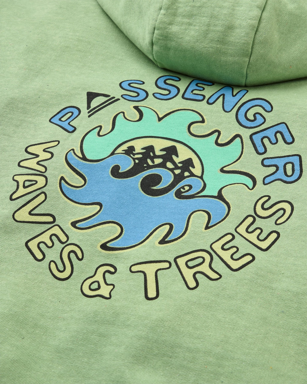 Dune Oversized Hoodie - Stem Green Marl