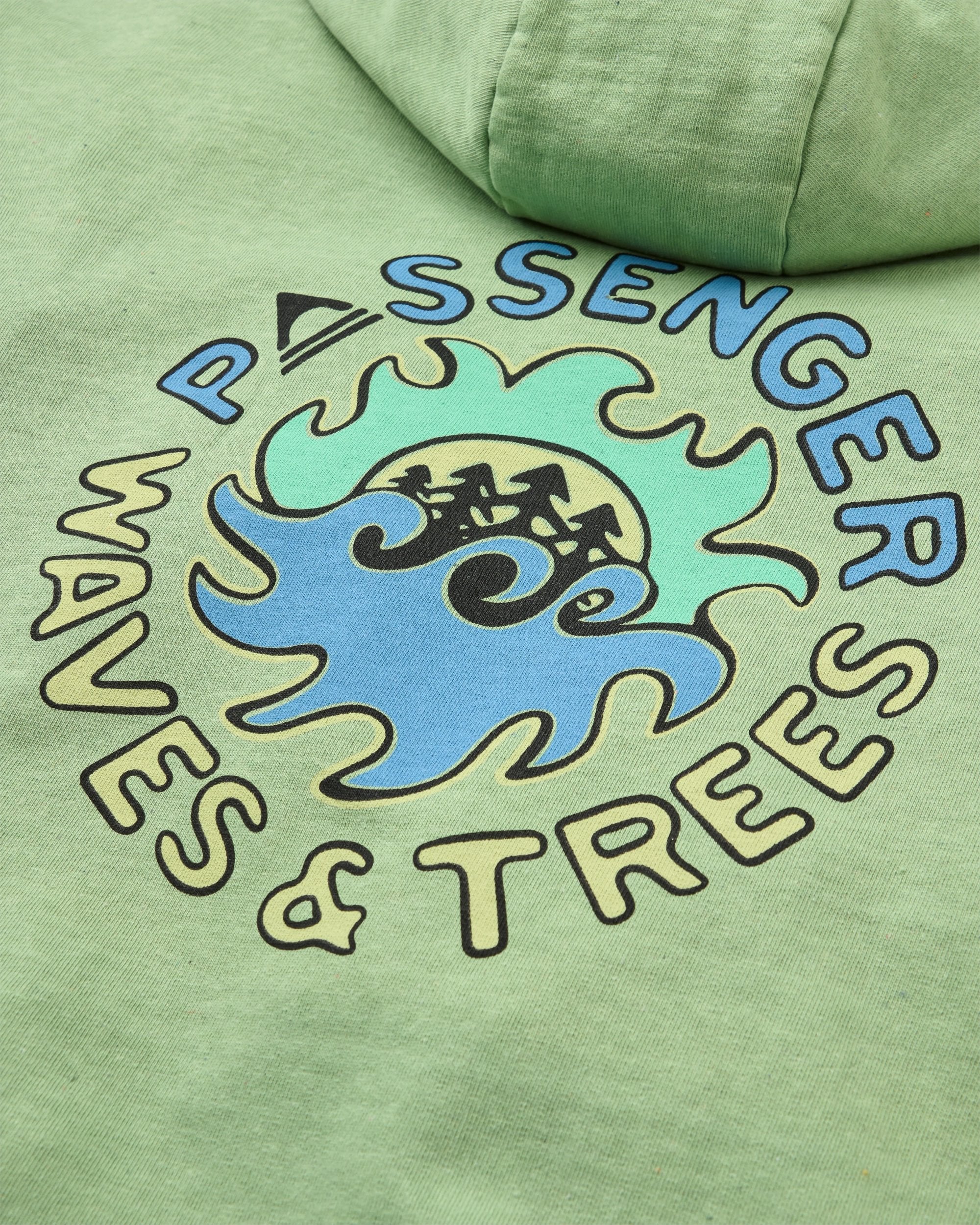 Dune Oversized Hoodie - Stem Green Marl