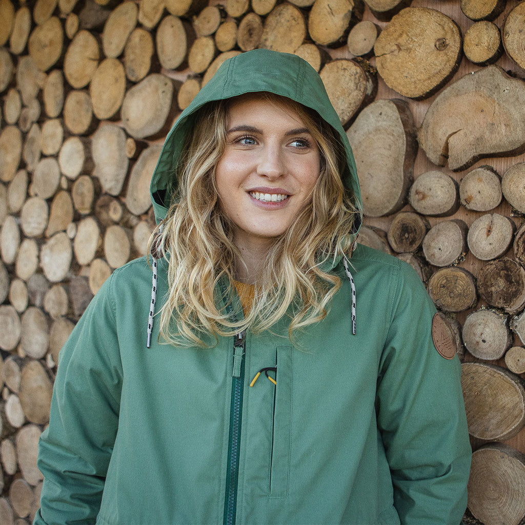 Heather Recycled Lightweight Anorak - Dark Ivy