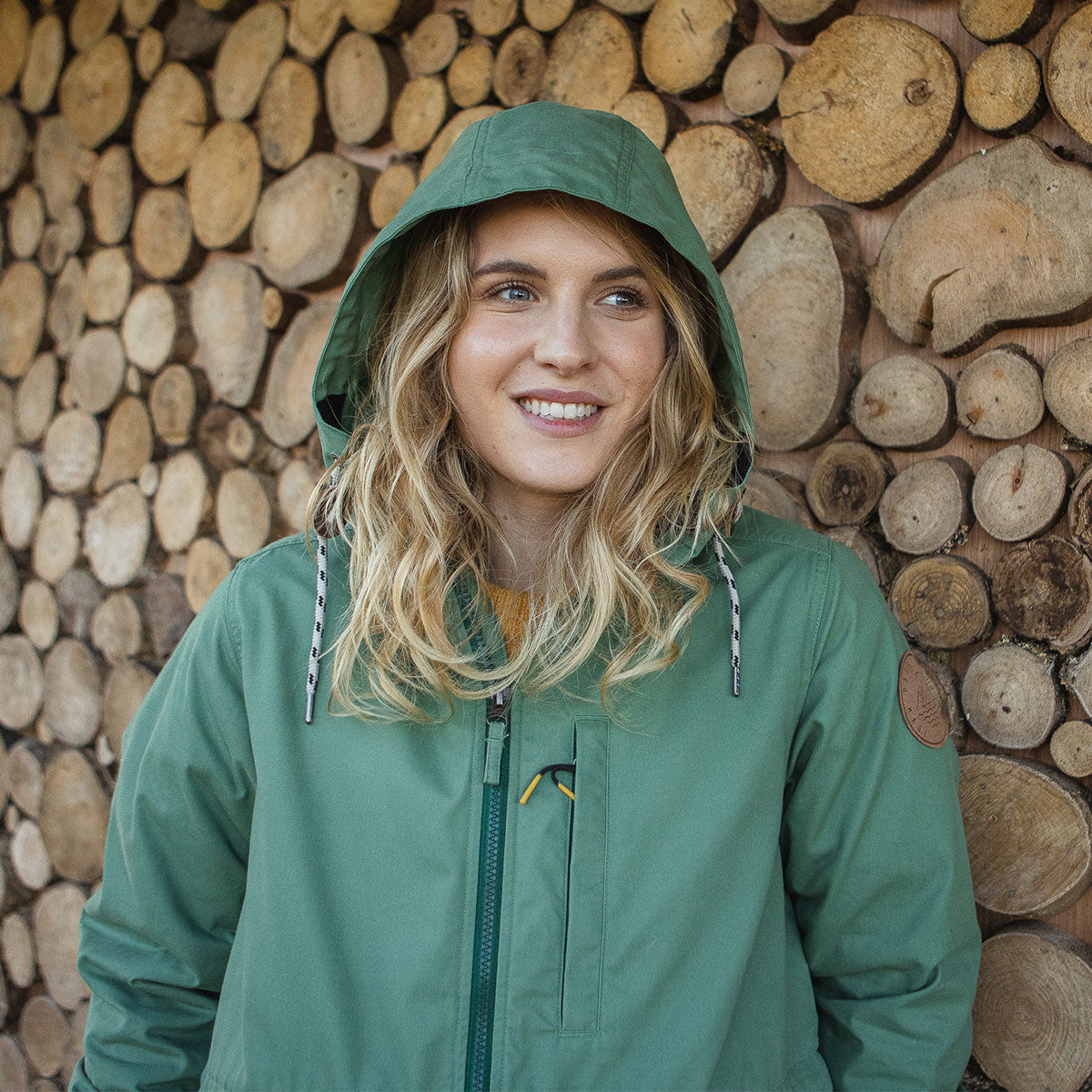 Heather Recycled Lightweight Anorak - Dark Ivy