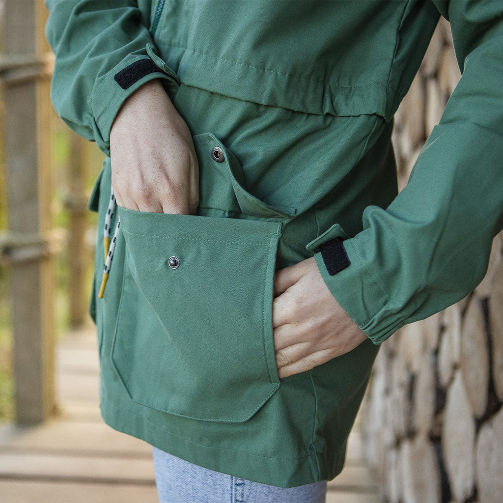Heather Recycled Lightweight Anorak - Dark Ivy