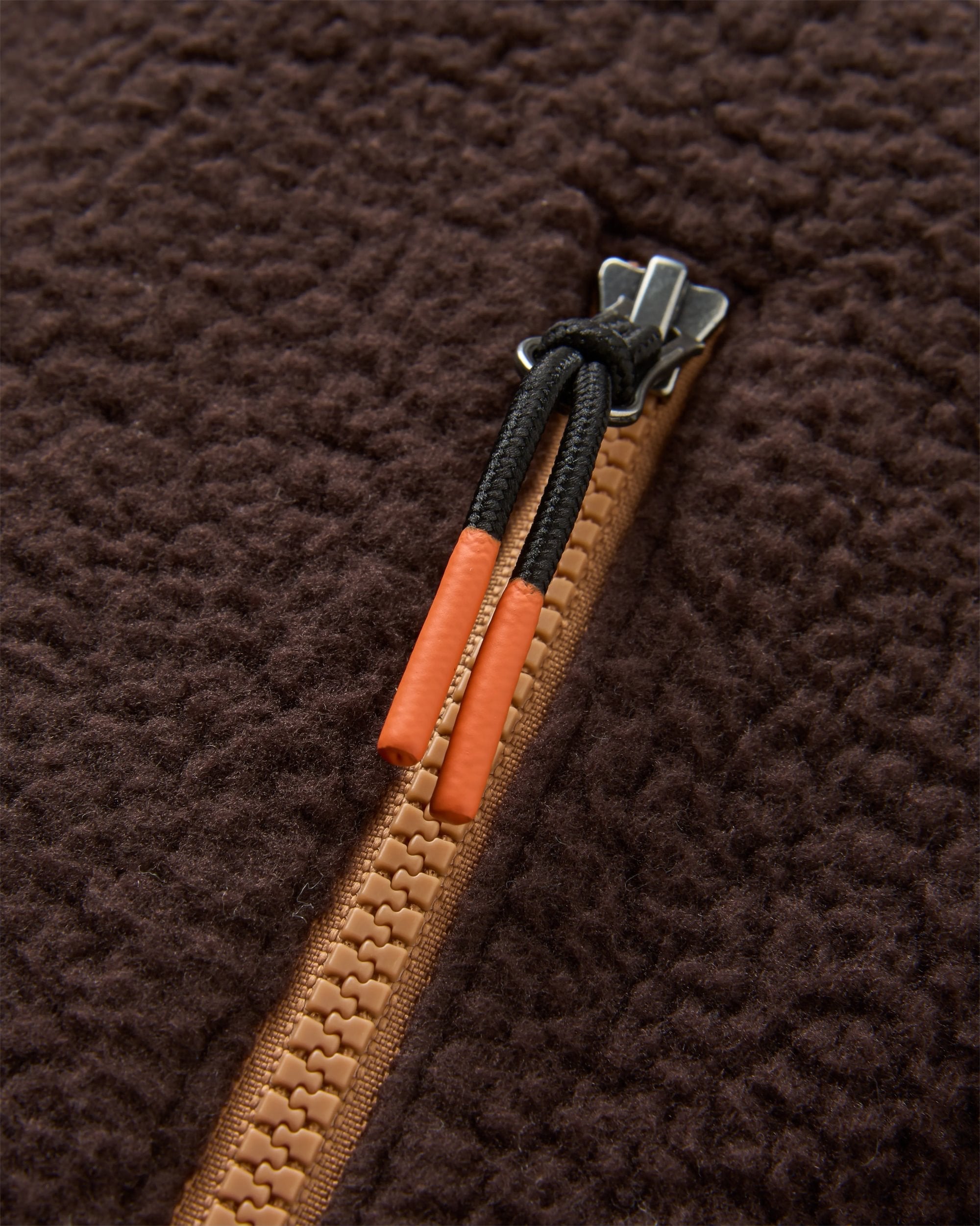 Fairbanks Full Zip Recycled Sherpa Fleece - Espresso