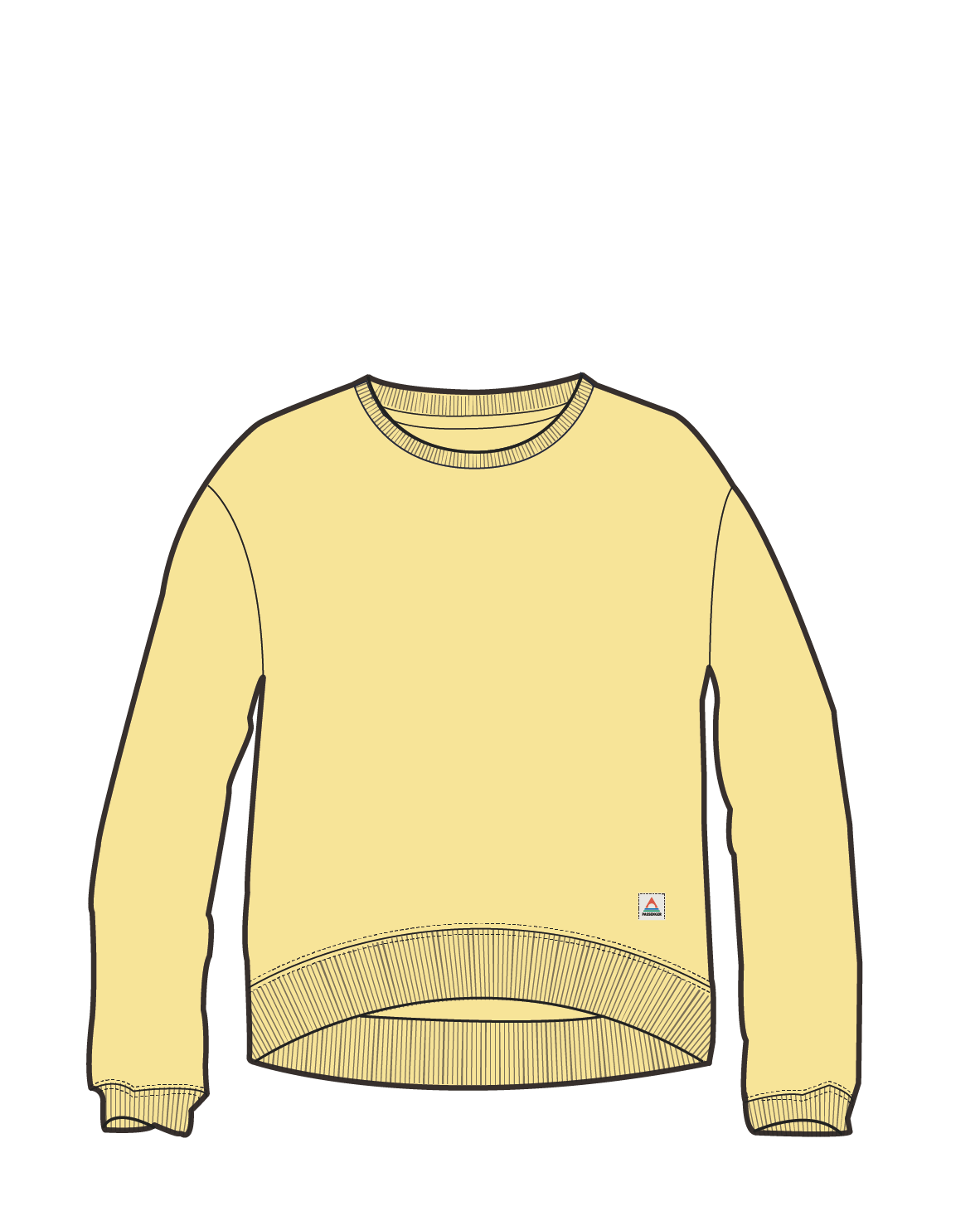 Heritage Recycled Cotton Sweatshirt - Sunlight