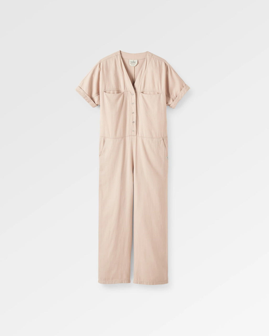 Esen Short Sleeve Jumpsuit - Simply Taupe